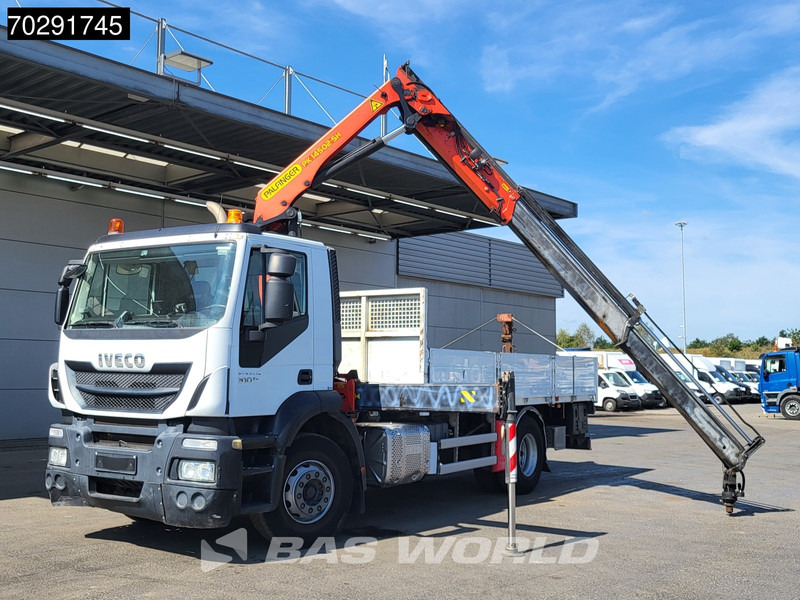 Iveco Stralis 310 4X2 Palfinger PK14502-SH Kran Crane Rotator Steel suspension Euro 6 - Camion platformă, Camion cu macara: Foto 5 Iveco Stralis 310 4X2 Palfinger PK14502-SH Kran Crane Rotator Steel suspension Euro 6 - Camion platformă, Camion cu macara: Foto 5