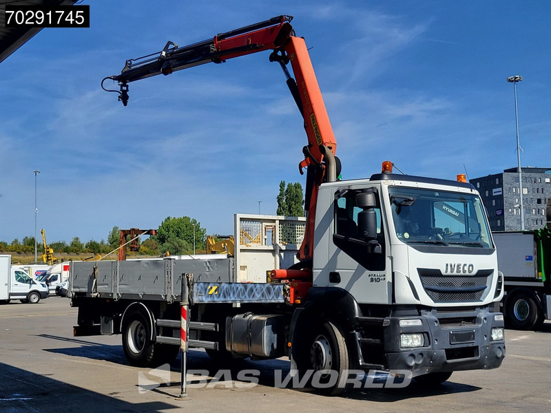Iveco Stralis 310 4X2 Palfinger PK14502-SH Kran Crane Rotator Steel suspension Euro 6 - Camion platformă, Camion cu macara: Foto 3 Iveco Stralis 310 4X2 Palfinger PK14502-SH Kran Crane Rotator Steel suspension Euro 6 - Camion platformă, Camion cu macara: Foto 3