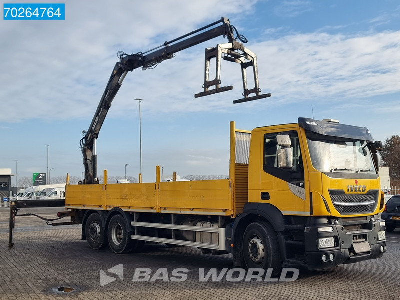 Iveco Stralis 310 6X2 RHD! Atlas 135.2VE-A11 Crane Lift-lenkachse ACC Euro 6 - Camion platformă, Camion cu macara: Foto 3 Iveco Stralis 310 6X2 RHD! Atlas 135.2VE-A11 Crane Lift-lenkachse ACC Euro 6 - Camion platformă, Camion cu macara: Foto 3