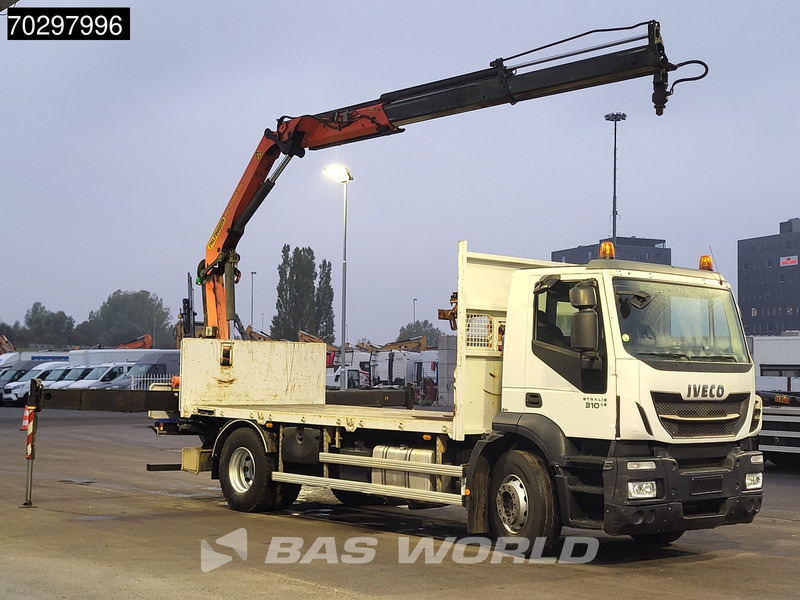 Iveco Stralis 310 Stralis 4X2 Palfinger PK 14002-EH Crane Steelsuspension Automatic Euro 6 - Camion platformă, Camion cu macara: Foto 3 Iveco Stralis 310 Stralis 4X2 Palfinger PK 14002-EH Crane Steelsuspension Automatic Euro 6 - Camion platformă, Camion cu macara: Foto 3