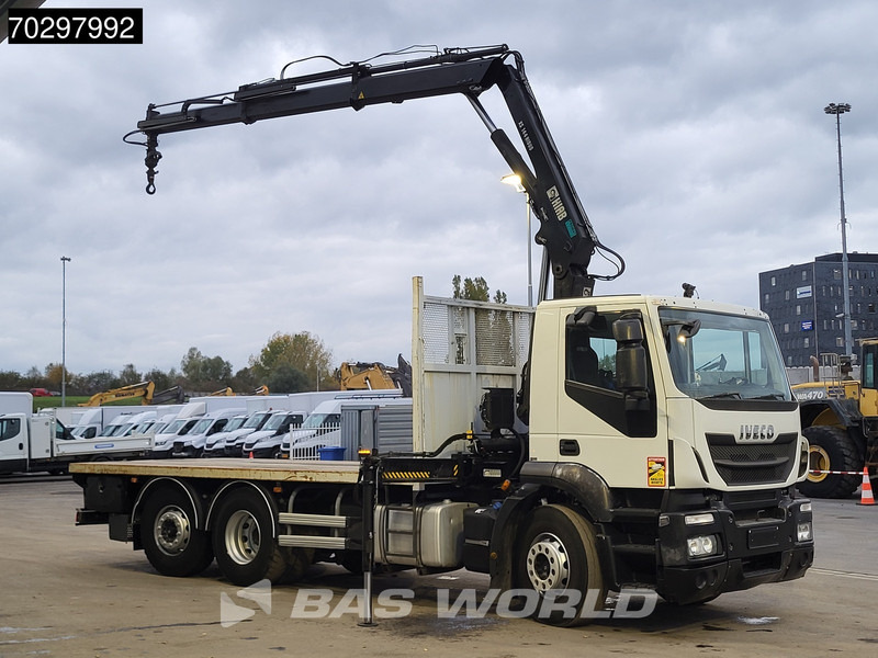 Iveco Stralis 310 Stralis 6X2 HIAB 144 BS-2 Crane Kran Lift+Steering-Axle Manual Euro 5 - Camion platformă, Camion cu macara: Foto 3 Iveco Stralis 310 Stralis 6X2 HIAB 144 BS-2 Crane Kran Lift+Steering-Axle Manual Euro 5 - Camion platformă, Camion cu macara: Foto 3