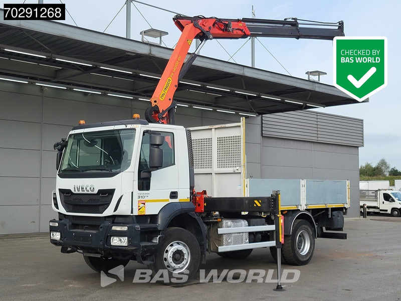 Iveco Trakker 310 4X2 Palfinger PK14002 EH Crane Kran Rotator Steelsuspension Big-Axle Manual Euro 6 - Camion platformă, Camion cu macara: Foto 1 Iveco Trakker 310 4X2 Palfinger PK14002 EH Crane Kran Rotator Steelsuspension Big-Axle Manual Euro 6 - Camion platformă, Camion cu macara: Foto 1