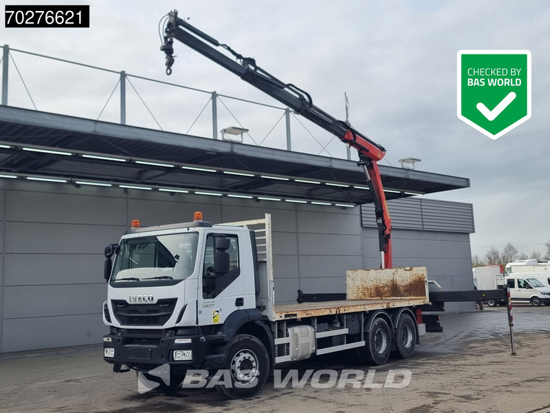 Iveco Trakker 360 6X4 Palfinger PK17.001 SLD Remote Steelsuspension Big-Axle - Camion platformă, Camion cu macara: Foto 1 Iveco Trakker 360 6X4 Palfinger PK17.001 SLD Remote Steelsuspension Big-Axle - Camion platformă, Camion cu macara: Foto 1