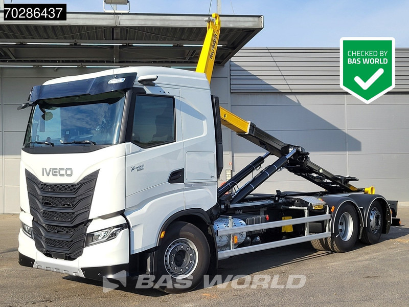 Iveco X-Way 580 6X2 Palfinger PHT20SLD5 Hooklift Lift+steering Axle Automatic Navi ACC LED Euro 6 - Camion cu cârlig: Foto 1 Iveco X-Way 580 6X2 Palfinger PHT20SLD5 Hooklift Lift+steering Axle Automatic Navi ACC LED Euro 6 - Camion cu cârlig: Foto 1