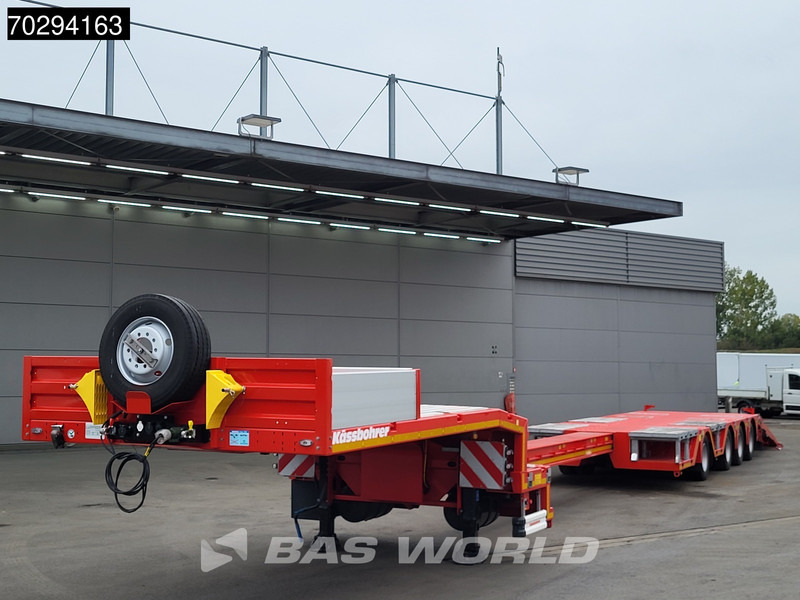 Kässbohrer LB4E 4 axles Hydr. Ramps 620cm-Extendable Lift+ 2x Steering Axle - Semiremorcă transport agabaritic: Foto 2 Kässbohrer LB4E 4 axles Hydr. Ramps 620cm-Extendable Lift+ 2x Steering Axle - Semiremorcă transport agabaritic: Foto 2