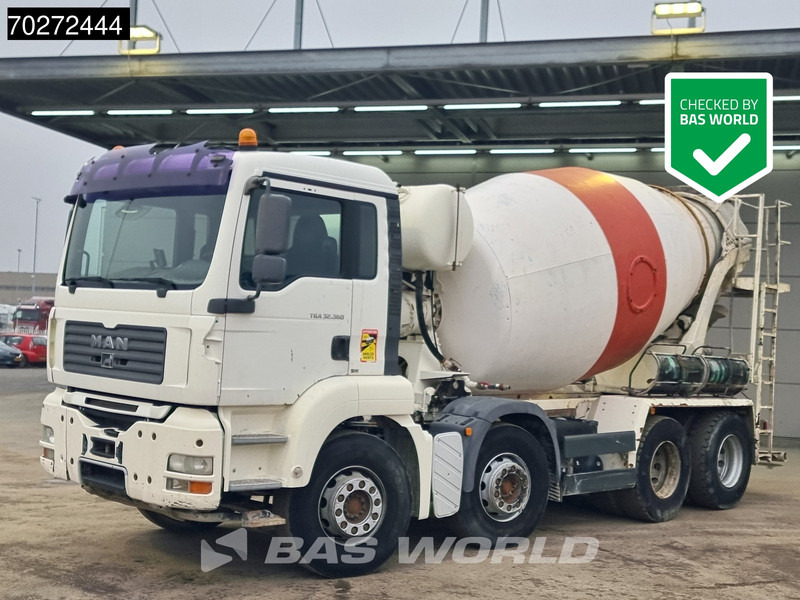 MAN TGA 32.360 8X4 Stetter 9m3 Steelsuspension Euro 4 - Autobetonieră: Foto 1 MAN TGA 32.360 8X4 Stetter 9m3 Steelsuspension Euro 4 - Autobetonieră: Foto 1
