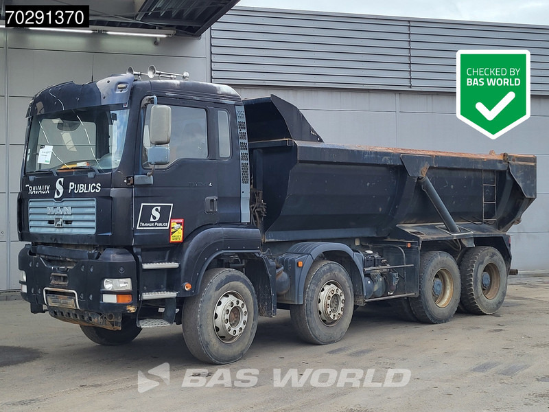 MAN TGA 35.480 8X4 BROKEN ENGINE 16m3 tipper Steel suspension Manual Retarder Euro 2 - Camion basculantă: Foto 1 MAN TGA 35.480 8X4 BROKEN ENGINE 16m3 tipper Steel suspension Manual Retarder Euro 2 - Camion basculantă: Foto 1