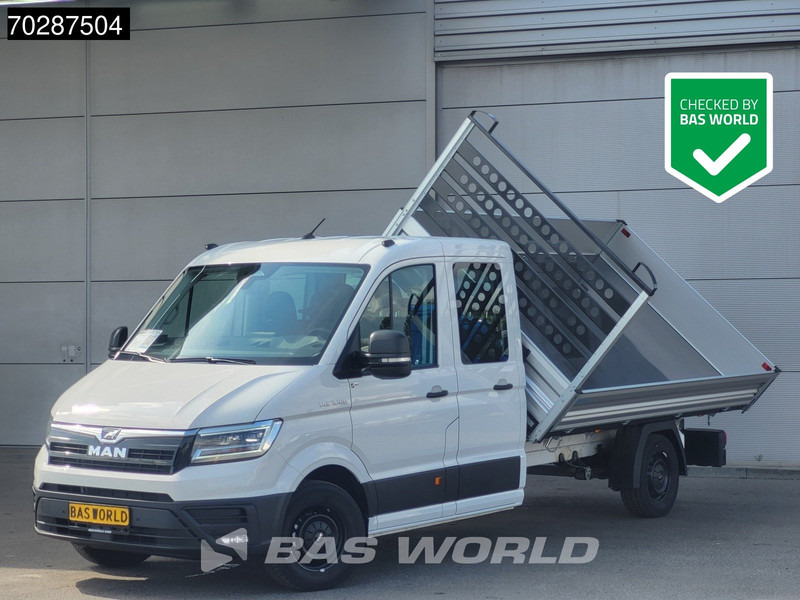 MAN TGE 3.180 Drie-Zijdige Automaat Kipper 2025-Facelift 180PK Trekhaak LED Airco Cruise Navi Euro6 Kipper Tipper Benne Kieper 3m3 A/C Towbar - Autoutilitară basculantă: Foto 1 MAN TGE 3.180 Drie-Zijdige Automaat Kipper 2025-Facelift 180PK Trekhaak LED Airco Cruise Navi Euro6 Kipper Tipper Benne Kieper 3m3 A/C Towbar - Autoutilitară basculantă: Foto 1