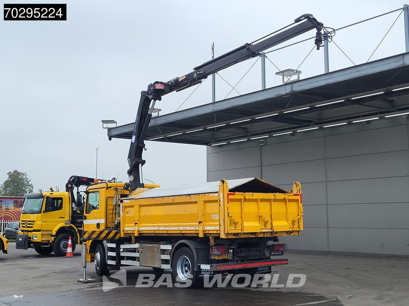 MAN TGM 18.250 TGM 4X2 NL-Truck 10m3 HSW Tipper 13Ton HMF 1300-K2 Crane Automatic Euro 6 - Camion basculantă, Camion cu macara: Foto 2 MAN TGM 18.250 TGM 4X2 NL-Truck 10m3 HSW Tipper 13Ton HMF 1300-K2 Crane Automatic Euro 6 - Camion basculantă, Camion cu macara: Foto 2