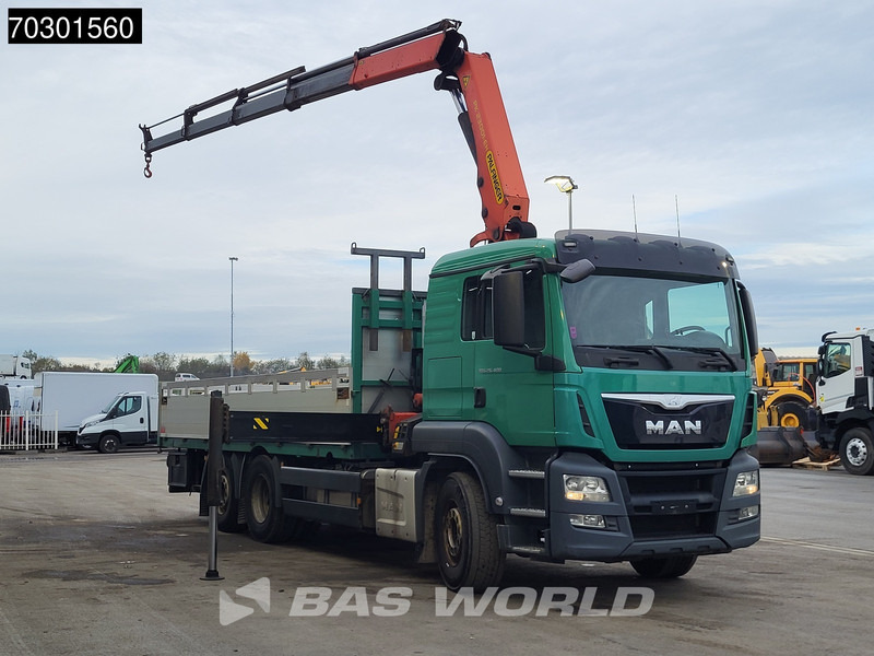 MAN TGS 26.400 6X2 Palfinger PK23001 EH Crane Kran Remote Retarder Euro 6 - Camion platformă, Camion cu macara: Foto 3 MAN TGS 26.400 6X2 Palfinger PK23001 EH Crane Kran Remote Retarder Euro 6 - Camion platformă, Camion cu macara: Foto 3