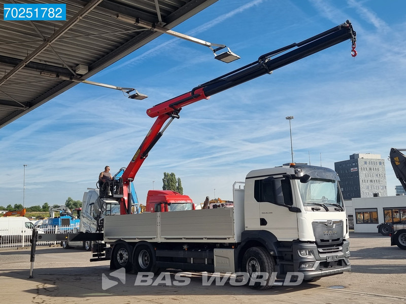 MAN TGS 26.440 6X2 NEW NL-Truck Palfinger PK 20.501 L TEC3 Kran Crane Baustoff Euro 6 - Camion platformă, Camion cu macara: Foto 3 MAN TGS 26.440 6X2 NEW NL-Truck Palfinger PK 20.501 L TEC3 Kran Crane Baustoff Euro 6 - Camion platformă, Camion cu macara: Foto 3