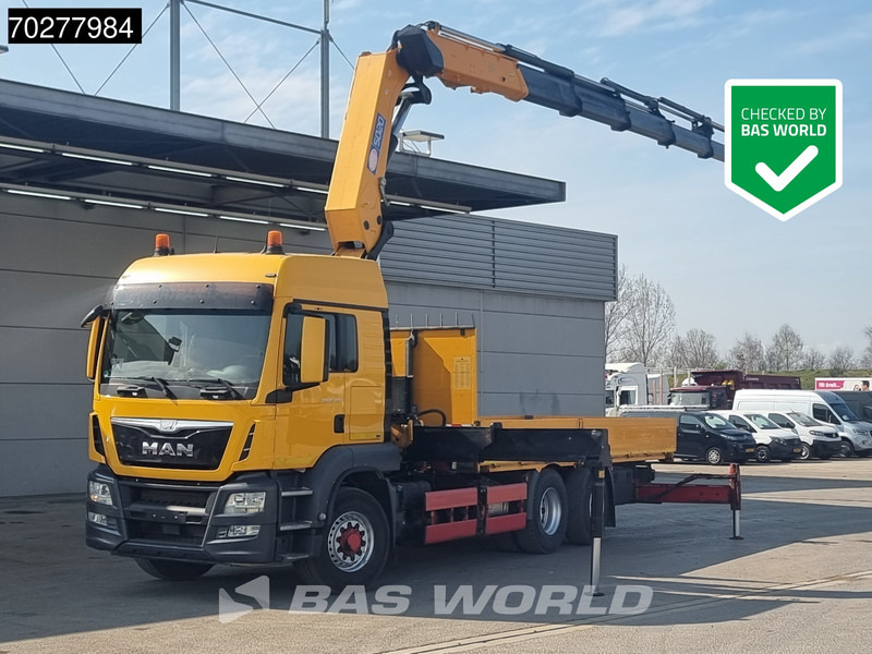 MAN TGS 26.480 6X4 HMF 5020 K6 Crane Kran 6x2H4 Hydrodrive Euro 6 - Camion platformă, Camion cu macara: Foto 1 MAN TGS 26.480 6X4 HMF 5020 K6 Crane Kran 6x2H4 Hydrodrive Euro 6 - Camion platformă, Camion cu macara: Foto 1