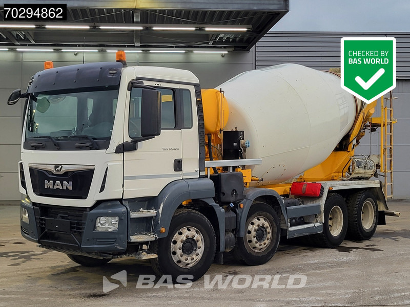 MAN TGS 32.420 8X4 9m3 Stetter Mixer Steel Suspension Automatic Euro 6 - Autobetonieră: Foto 1 MAN TGS 32.420 8X4 9m3 Stetter Mixer Steel Suspension Automatic Euro 6 - Autobetonieră: Foto 1