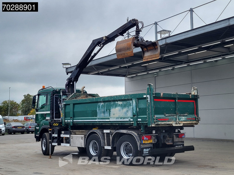 MAN TGS 33.440 TGS 6X6 NL-Truck 12m3 Jansen Tipper HMF 1643 Crane Steering-Axle Big-Axle Automatic Euro 6 - Camion basculantă, Camion cu macara: Foto 2 MAN TGS 33.440 TGS 6X6 NL-Truck 12m3 Jansen Tipper HMF 1643 Crane Steering-Axle Big-Axle Automatic Euro 6 - Camion basculantă, Camion cu macara: Foto 2