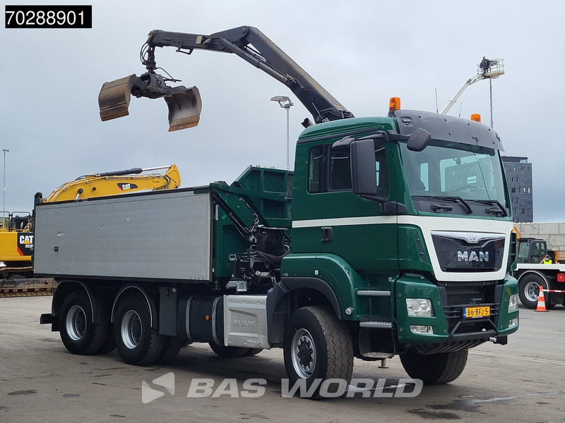 MAN TGS 33.440 TGS 6X6 NL-Truck 12m3 Jansen Tipper HMF 1643 Crane Steering-Axle Big-Axle Automatic Euro 6 - Camion basculantă, Camion cu macara: Foto 3 MAN TGS 33.440 TGS 6X6 NL-Truck 12m3 Jansen Tipper HMF 1643 Crane Steering-Axle Big-Axle Automatic Euro 6 - Camion basculantă, Camion cu macara: Foto 3