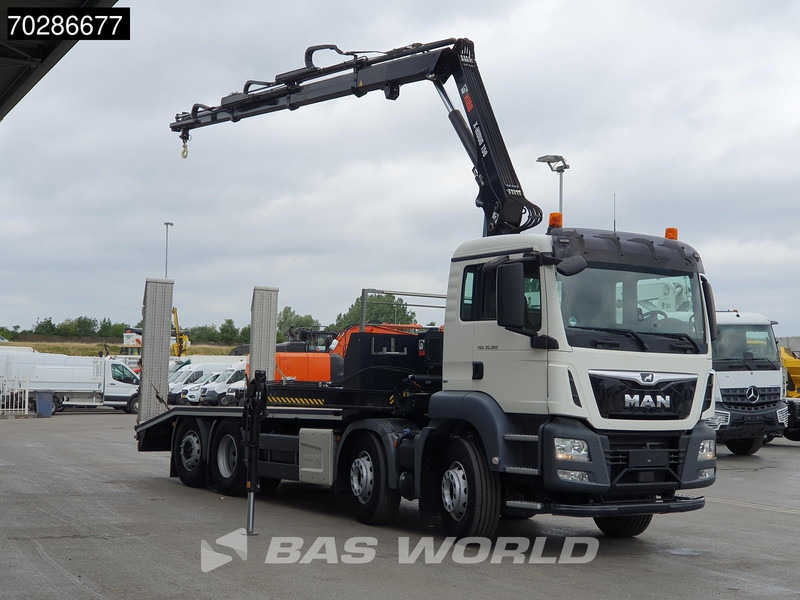MAN TGS 35.360 8X2 HIAB X-Hiduo 158 BS-3 Crane Lift+lenkasche Machine transporter Euro 6 - Camion transport auto, Camion cu macara: Foto 3 MAN TGS 35.360 8X2 HIAB X-Hiduo 158 BS-3 Crane Lift+lenkasche Machine transporter Euro 6 - Camion transport auto, Camion cu macara: Foto 3