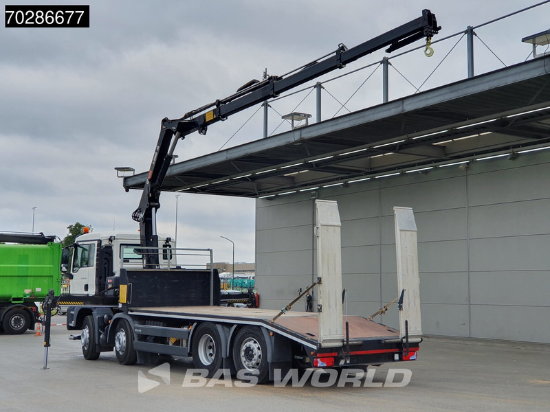 MAN TGS 35.360 8X2 HIAB X-Hiduo 158 BS-3 Crane Lift+lenkasche Machine transporter Euro 6 - Camion transport auto, Camion cu macara: Foto 2 MAN TGS 35.360 8X2 HIAB X-Hiduo 158 BS-3 Crane Lift+lenkasche Machine transporter Euro 6 - Camion transport auto, Camion cu macara: Foto 2