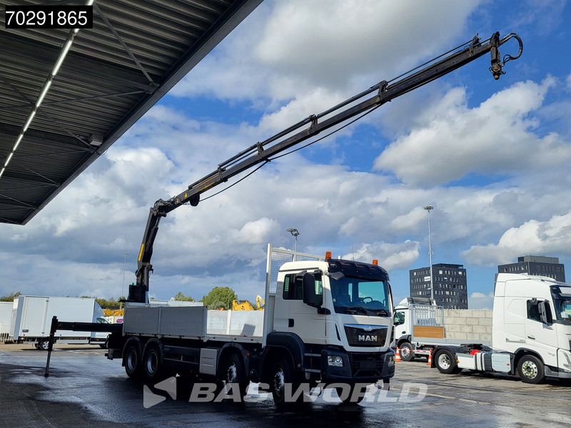 MAN TGS 35.400 8X4 Palfinger PK23002 SH Kran Crane Big-Axle Euro 6 - Camion platformă, Camion cu macara: Foto 3 MAN TGS 35.400 8X4 Palfinger PK23002 SH Kran Crane Big-Axle Euro 6 - Camion platformă, Camion cu macara: Foto 3