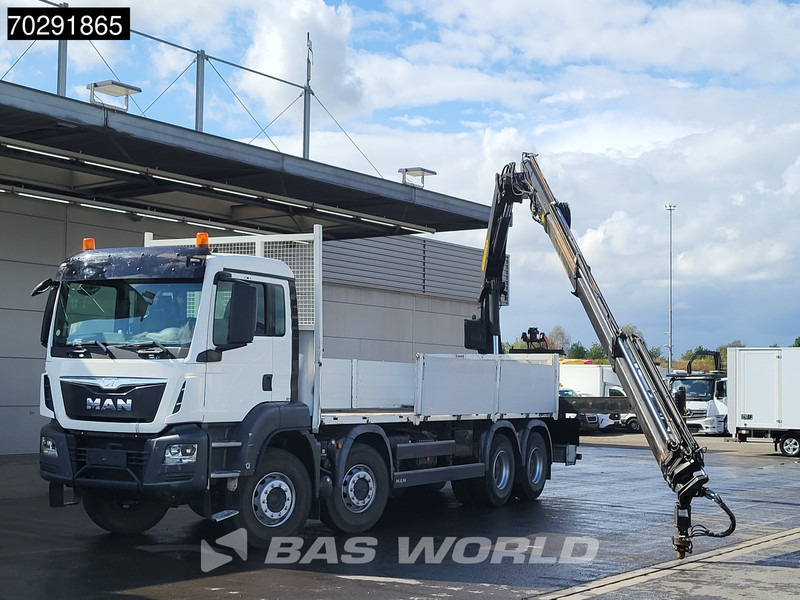 MAN TGS 35.400 8X4 Palfinger PK23002 SH Kran Crane Big-Axle Euro 6 - Camion platformă, Camion cu macara: Foto 5 MAN TGS 35.400 8X4 Palfinger PK23002 SH Kran Crane Big-Axle Euro 6 - Camion platformă, Camion cu macara: Foto 5