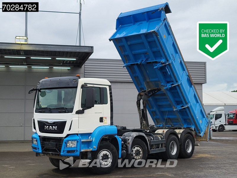 MAN TGS 35.440 8X4 14m3 Meiller 2-way tipper Automatic Big-Axle Steelsuspension Euro 6 - Camion basculantă: Foto 1 MAN TGS 35.440 8X4 14m3 Meiller 2-way tipper Automatic Big-Axle Steelsuspension Euro 6 - Camion basculantă: Foto 1