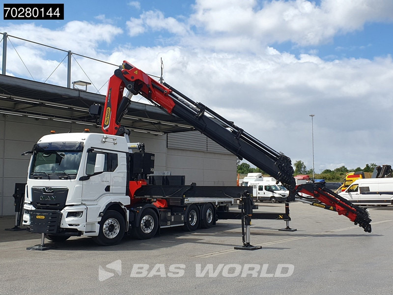 MAN TGS 35.520 8X4 Palfinger PK135.002 TEC 7 Kran Crane Hydrodrive Lift+steering axle Navi LED Euro 6 - Camion platformă, Camion cu macara: Foto 5 MAN TGS 35.520 8X4 Palfinger PK135.002 TEC 7 Kran Crane Hydrodrive Lift+steering axle Navi LED Euro 6 - Camion platformă, Camion cu macara: Foto 5