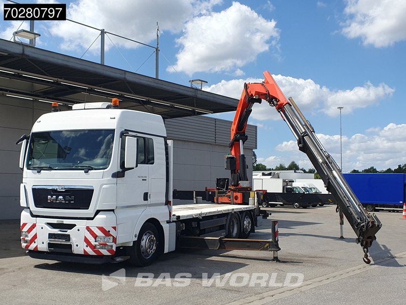 MAN TGX 26.440 6X2 Palfinger PK 53002 SH Kran Crane Steering Axle Automatic Euro 5 - Camion platformă, Camion cu macara: Foto 5 MAN TGX 26.440 6X2 Palfinger PK 53002 SH Kran Crane Steering Axle Automatic Euro 5 - Camion platformă, Camion cu macara: Foto 5