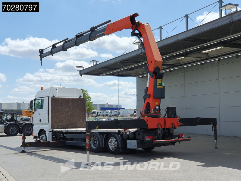 MAN TGX 26.440 6X2 Palfinger PK 53002 SH Kran Crane Steering Axle Automatic Euro 5 - Camion platformă, Camion cu macara: Foto 3 MAN TGX 26.440 6X2 Palfinger PK 53002 SH Kran Crane Steering Axle Automatic Euro 5 - Camion platformă, Camion cu macara: Foto 3