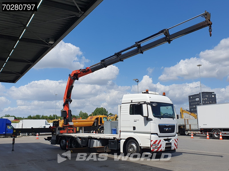 MAN TGX 26.440 6X2 Palfinger PK 53002 SH Kran Crane Steering Axle Automatic Euro 5 - Camion platformă, Camion cu macara: Foto 2 MAN TGX 26.440 6X2 Palfinger PK 53002 SH Kran Crane Steering Axle Automatic Euro 5 - Camion platformă, Camion cu macara: Foto 2