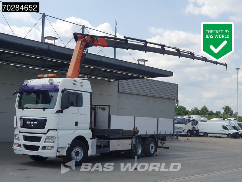 MAN TGX 26.480 TGX 6X2 Palfinger PK29002 Kran Crane 8 extensions Retarder Manual Euro 4 - Camion platformă, Camion cu macara: Foto 1 MAN TGX 26.480 TGX 6X2 Palfinger PK29002 Kran Crane 8 extensions Retarder Manual Euro 4 - Camion platformă, Camion cu macara: Foto 1