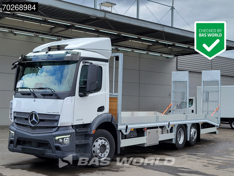 Mercedes-Benz Actros 2532 6X2 NEW! Machine tansporter Oprijwagen Lenkachse Navi Euro 6 - Camion transport auto: Foto 1 Mercedes-Benz Actros 2532 6X2 NEW! Machine tansporter Oprijwagen Lenkachse Navi Euro 6 - Camion transport auto: Foto 1