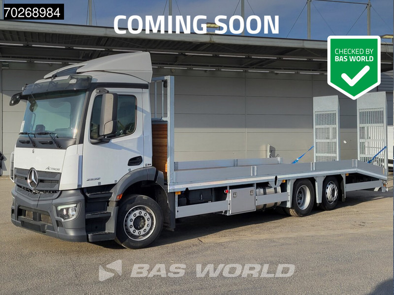 Mercedes-Benz Actros 2532 6X2 NEW! Machine tansporter Oprijwagen Lenkachse Navi Euro 6 - Camion transport auto: Foto 1 Mercedes-Benz Actros 2532 6X2 NEW! Machine tansporter Oprijwagen Lenkachse Navi Euro 6 - Camion transport auto: Foto 1