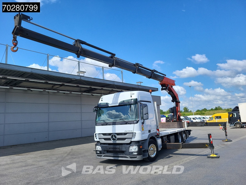 Mercedes-Benz Actros 2544 6X2 Palfinger PK53002SH Kran Crane Lift-Lenkachse Euro 5 - Camion platformă, Camion cu macara: Foto 3 Mercedes-Benz Actros 2544 6X2 Palfinger PK53002SH Kran Crane Lift-Lenkachse Euro 5 - Camion platformă, Camion cu macara: Foto 3