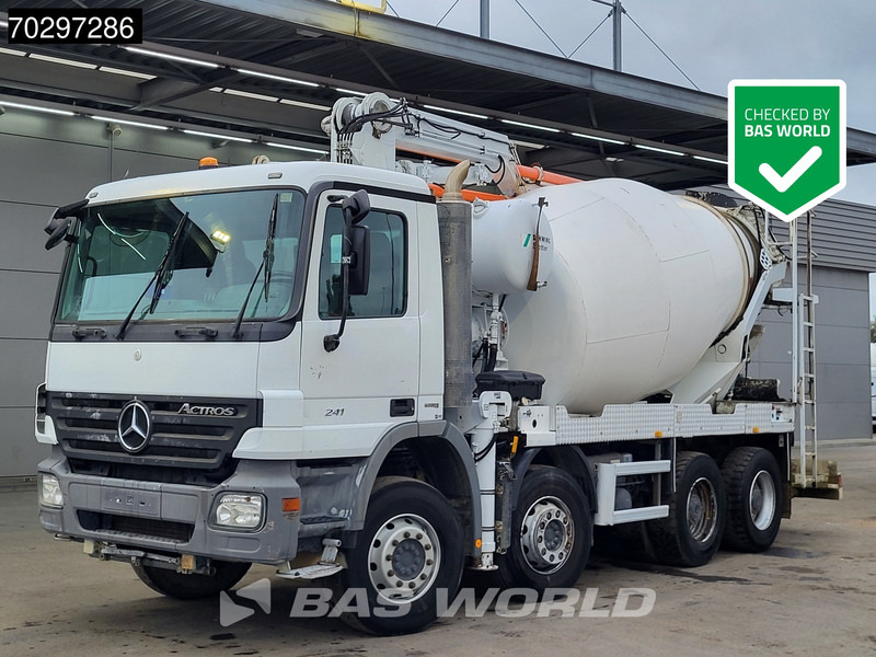 Mercedes-Benz Actros 3241 8X4 21meter Pump + 7m3 Stetter Mixer Steelsuspension Big-Axle Manual Euro 5 - Autopompă de beton: Foto 1 Mercedes-Benz Actros 3241 8X4 21meter Pump + 7m3 Stetter Mixer Steelsuspension Big-Axle Manual Euro 5 - Autopompă de beton: Foto 1