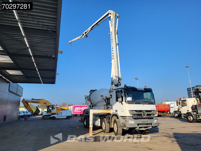 Mercedes-Benz Actros 3241 8X4 7m3 MECBO MB24L/100-BZ Mixer Steelsuspension Automatic Euro 5 - Autobetonieră: Foto 3 Mercedes-Benz Actros 3241 8X4 7m3 MECBO MB24L/100-BZ Mixer Steelsuspension Automatic Euro 5 - Autobetonieră: Foto 3