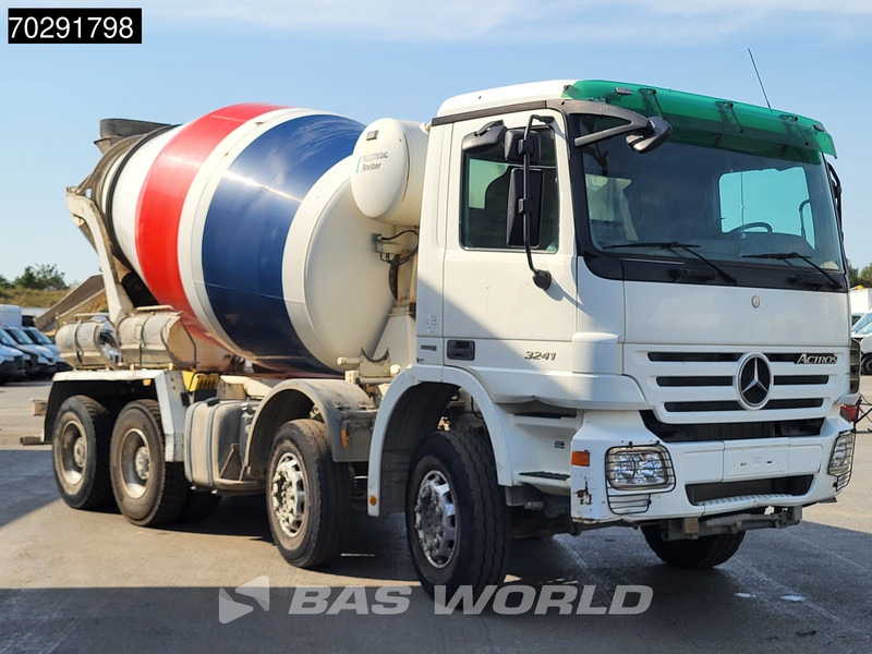 Mercedes-Benz Actros 3241 8X4 9m3 Stetter Mixer Big-Axle Steelsuspension Retarder Euro 5 - Autobetonieră: Foto 3 Mercedes-Benz Actros 3241 8X4 9m3 Stetter Mixer Big-Axle Steelsuspension Retarder Euro 5 - Autobetonieră: Foto 3