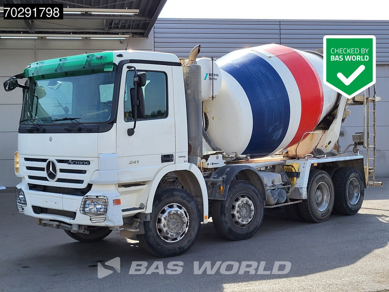Mercedes-Benz Actros 3241 8X4 9m3 Stetter Mixer Big-Axle Steelsuspension Retarder Euro 5 - Autobetonieră: Foto 1 Mercedes-Benz Actros 3241 8X4 9m3 Stetter Mixer Big-Axle Steelsuspension Retarder Euro 5 - Autobetonieră: Foto 1