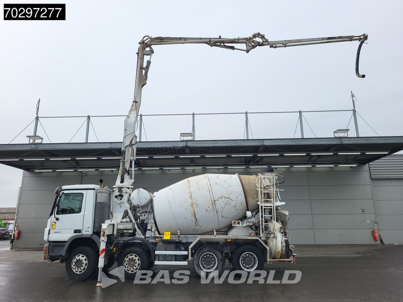 Mercedes-Benz Actros 3241 8X4 Putzmeister TMM 21-3 PUMI 7m3 Liebherr Big-Axle 3-Pedals Euro 4 - Autopompă de beton: Foto 5 Mercedes-Benz Actros 3241 8X4 Putzmeister TMM 21-3 PUMI 7m3 Liebherr Big-Axle 3-Pedals Euro 4 - Autopompă de beton: Foto 5