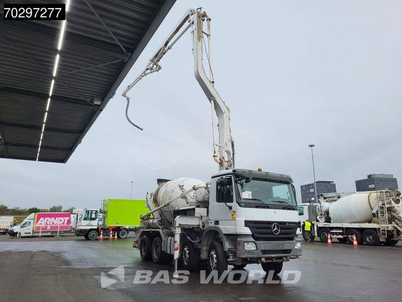 Mercedes-Benz Actros 3241 8X4 Putzmeister TMM 21-3 PUMI 7m3 Liebherr Big-Axle 3-Pedals Euro 4 - Autopompă de beton: Foto 3 Mercedes-Benz Actros 3241 8X4 Putzmeister TMM 21-3 PUMI 7m3 Liebherr Big-Axle 3-Pedals Euro 4 - Autopompă de beton: Foto 3