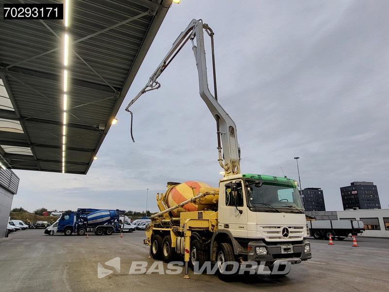 Mercedes-Benz Actros 3244 8X4 Retarder Putzmeister 24 Mtrs Pumi Big-Axle 3-Pedals Euro 4 - Autopompă de beton: Foto 3 Mercedes-Benz Actros 3244 8X4 Retarder Putzmeister 24 Mtrs Pumi Big-Axle 3-Pedals Euro 4 - Autopompă de beton: Foto 3