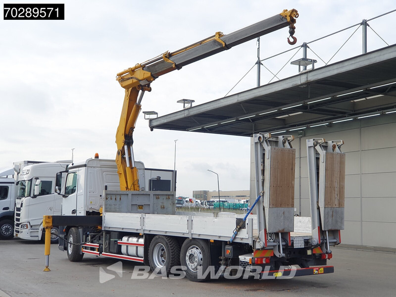 Mercedes-Benz Antos 2542 6X2 Fassi F330A023 Crane Kran Hydraulic ramps Retarder Lift+steering Euro 6 - Camion platformă, Camion cu macara: Foto 2 Mercedes-Benz Antos 2542 6X2 Fassi F330A023 Crane Kran Hydraulic ramps Retarder Lift+steering Euro 6 - Camion platformă, Camion cu macara: Foto 2