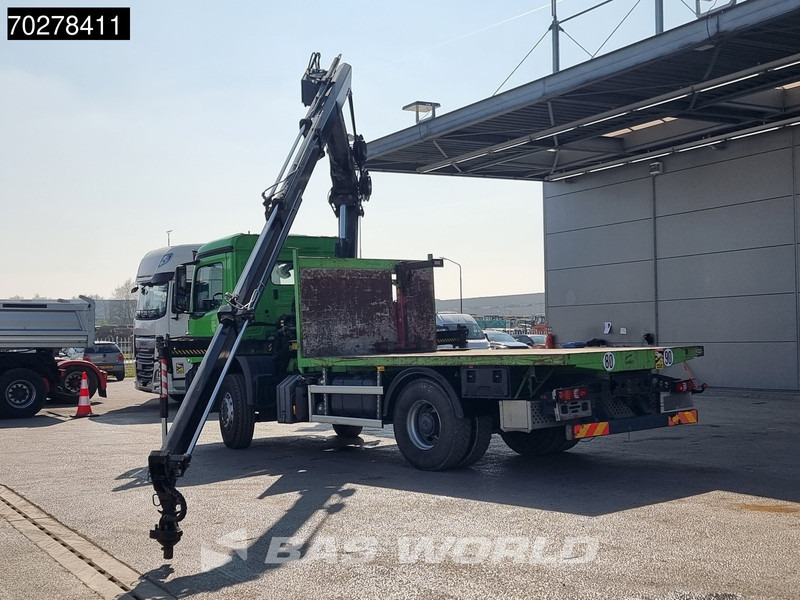 Camion platformă, Camion cu macara Mercedes-Benz Arocs 1830 4X2 Hiab 122 ES-3 HIPRO Kran Crane Big-Axle Euro 6: Foto 6