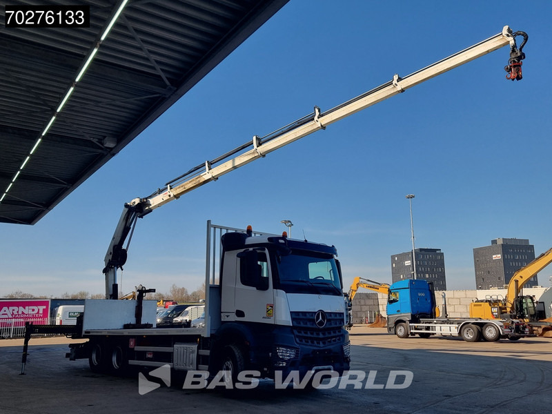 Mercedes-Benz Arocs 2636 6X4 HIAB X-HIDUO 188 ES-S Crane Kran Big axle Euro 6 - Camion platformă, Camion cu macara: Foto 3 Mercedes-Benz Arocs 2636 6X4 HIAB X-HIDUO 188 ES-S Crane Kran Big axle Euro 6 - Camion platformă, Camion cu macara: Foto 3