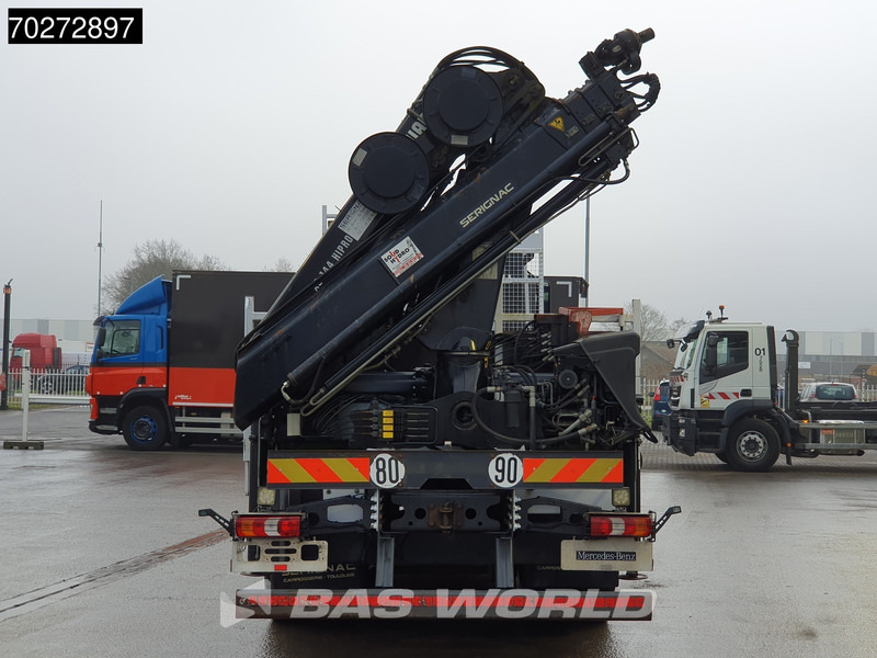 Camion platformă, Camion cu macara Mercedes-Benz Arocs 2636 6X4 Hiab 144 E-3 Hipro Kran Crane Remote Full Steel Euro 6: Foto 14
