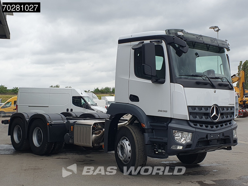 Mercedes-Benz Arocs 2636 6X4 NEW chassis Flywheel PTO Big-Axle Automatic Steelsuspension Euro 6 - Camion şasiu: Foto 3 Mercedes-Benz Arocs 2636 6X4 NEW chassis Flywheel PTO Big-Axle Automatic Steelsuspension Euro 6 - Camion şasiu: Foto 3