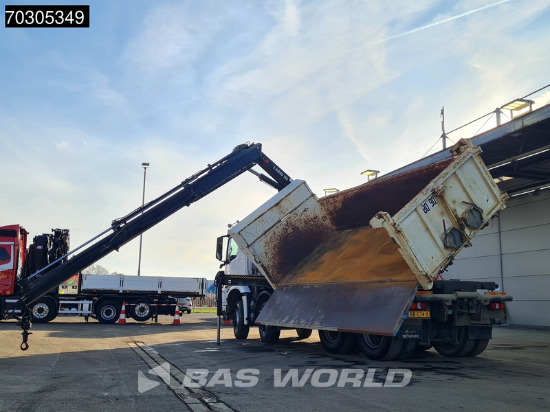 Mercedes-Benz Arocs 3240 8X4 HIAB X-HIDUO 188 E-2 Kran Crane 3-side tipper Big-Axle Euro 6 - Camion basculantă, Camion cu macara: Foto 5 Mercedes-Benz Arocs 3240 8X4 HIAB X-HIDUO 188 E-2 Kran Crane 3-side tipper Big-Axle Euro 6 - Camion basculantă, Camion cu macara: Foto 5