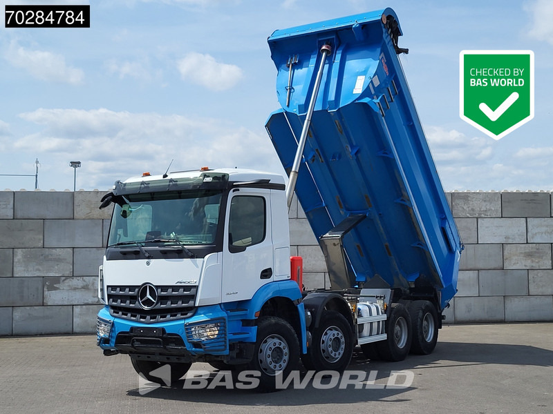 Mercedes-Benz Arocs 3243 8X4 16m3 tipper Big-Axle Steelsuspension Automatic Navi Euro 6 - Camion basculantă: Foto 1 Mercedes-Benz Arocs 3243 8X4 16m3 tipper Big-Axle Steelsuspension Automatic Navi Euro 6 - Camion basculantă: Foto 1