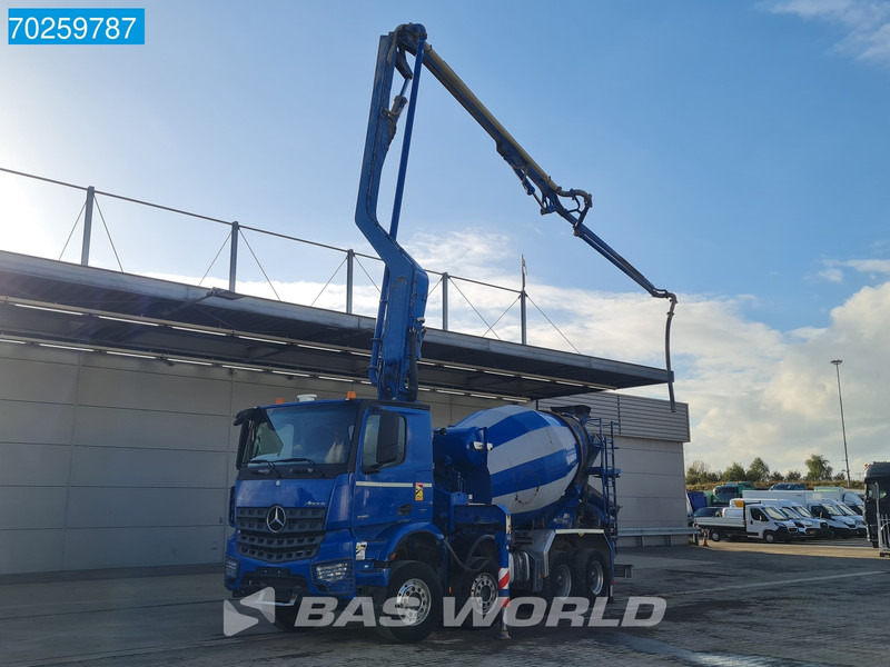 Mercedes-Benz Arocs 3251 8X4 PUMI Putzmeister TMM 24 + Liebherr 7m3 Mixer Retarder Euro 6 - Autopompă de beton: Foto 2 Mercedes-Benz Arocs 3251 8X4 PUMI Putzmeister TMM 24 + Liebherr 7m3 Mixer Retarder Euro 6 - Autopompă de beton: Foto 2