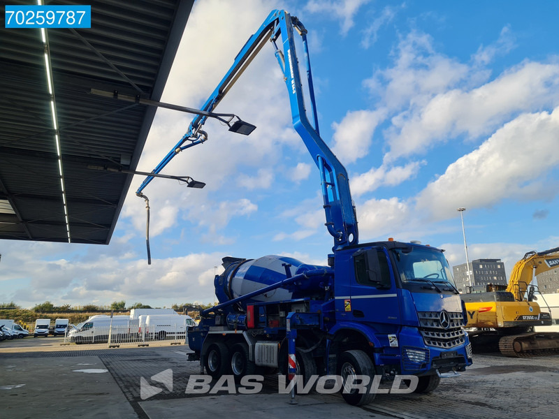 Autopompă de beton Mercedes-Benz Arocs 3251 8X4 PUMI Putzmeister TMM 24 + Liebherr 7m3 Mixer Retarder Euro 6: Foto 6