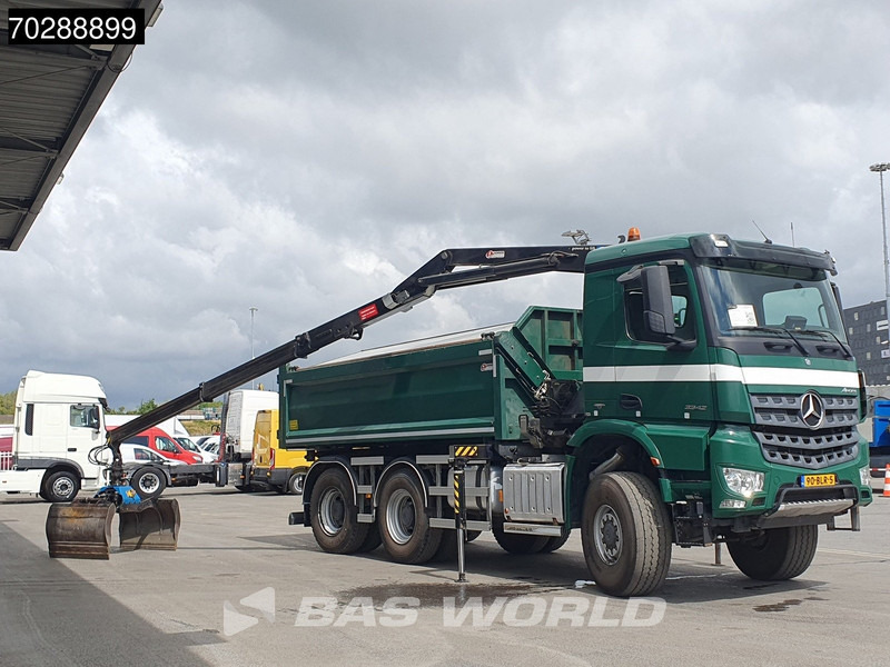 Mercedes-Benz Arocs 3342 Arocs 6X6 NL-Truck HMF 1643 Z-Crane Kran Steering Axle Big-Axle Euro 6 - Camion basculantă, Camion cu macara: Foto 5 Mercedes-Benz Arocs 3342 Arocs 6X6 NL-Truck HMF 1643 Z-Crane Kran Steering Axle Big-Axle Euro 6 - Camion basculantă, Camion cu macara: Foto 5