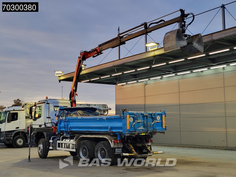 Mercedes-Benz Arocs 3343 6X4 Palfinger PK12.501 SLD Kran Crane 7m3 tipper Big-Axle Automatic Euro 6 - Camion basculantă, Camion cu macara: Foto 2 Mercedes-Benz Arocs 3343 6X4 Palfinger PK12.501 SLD Kran Crane 7m3 tipper Big-Axle Automatic Euro 6 - Camion basculantă, Camion cu macara: Foto 2